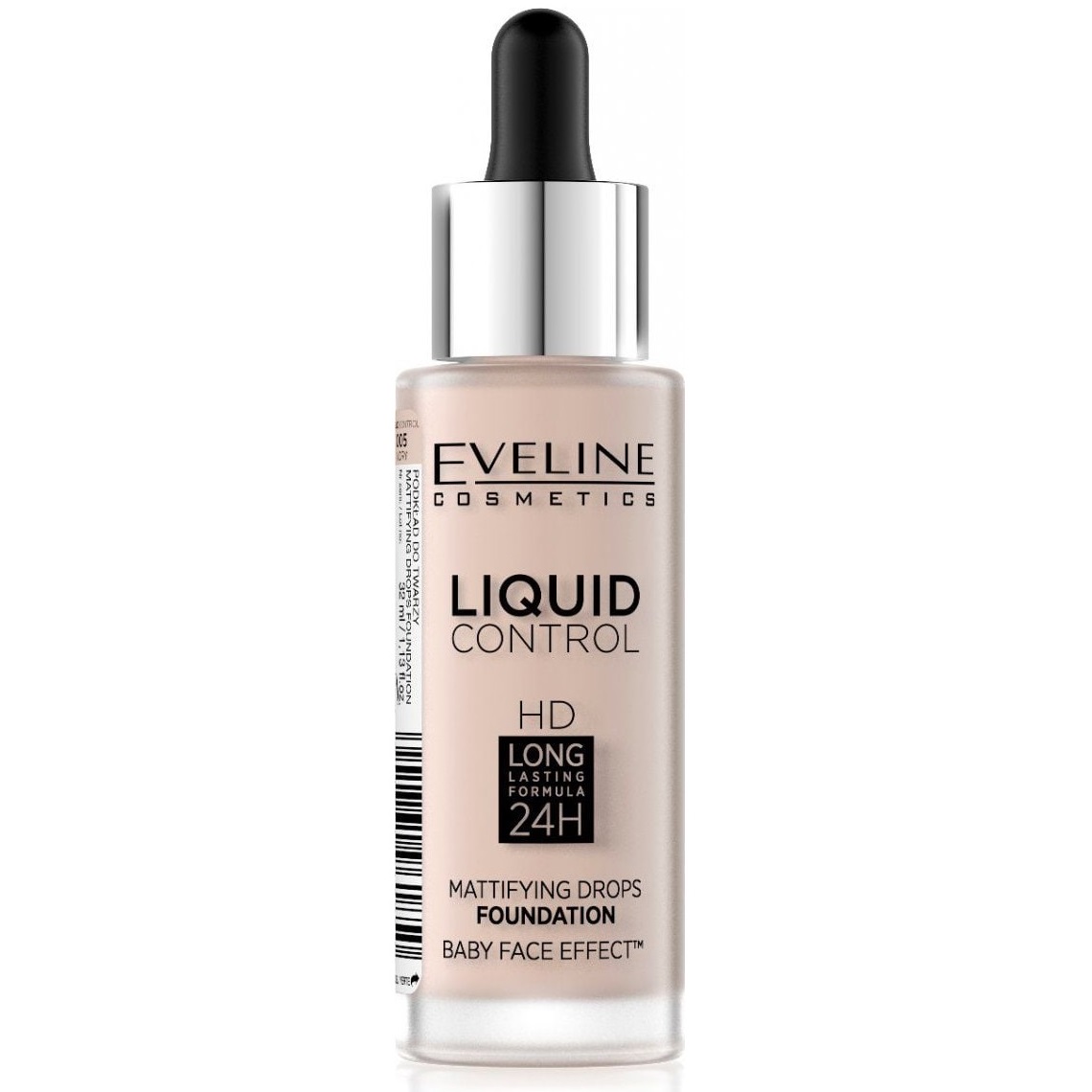 Fond de ten nuanta 005 Liquid Control, 32 ml, Eveline Cosmetics