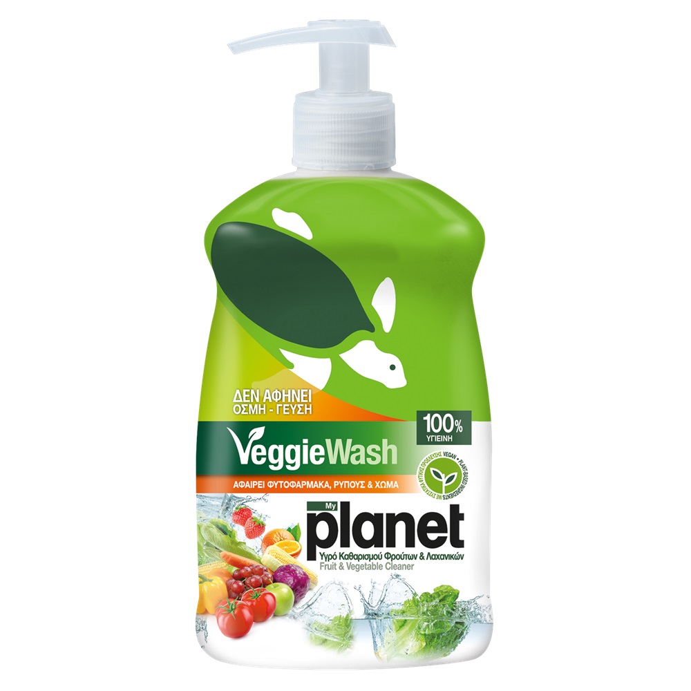 Solutie pentru spalarea legumelor si fructelor Veggie Wash, 450 ml, My Planet