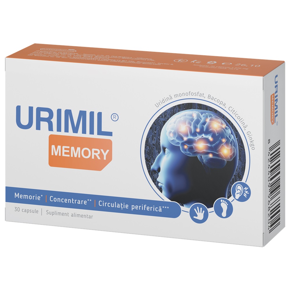Urimil Memory, 30 capsule, Naturpharma