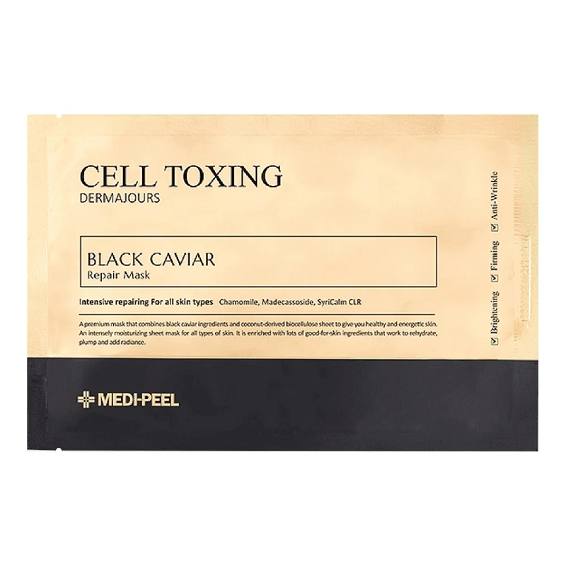 Masca reparatoare Cell Toxing Black Caviar Dermajour Repair, 30 ml, Medi-Peel