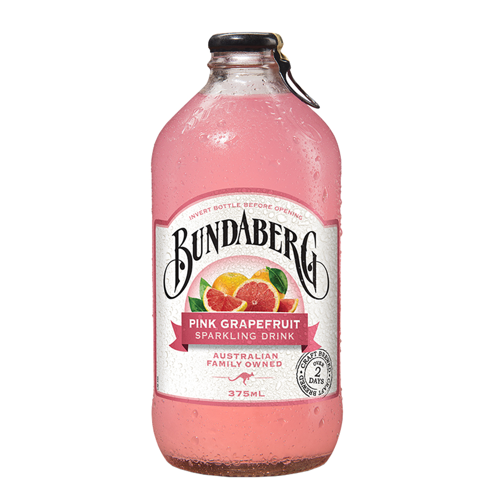 Bautura carbogazoasa cu suc de grapefruit roz, 375 ml, Bundaberg
