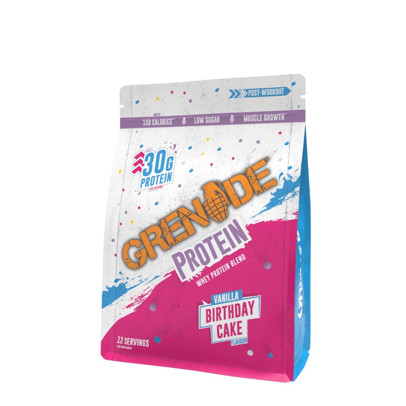 Proteine din zer Birthday Cake, 480 g, Grenade