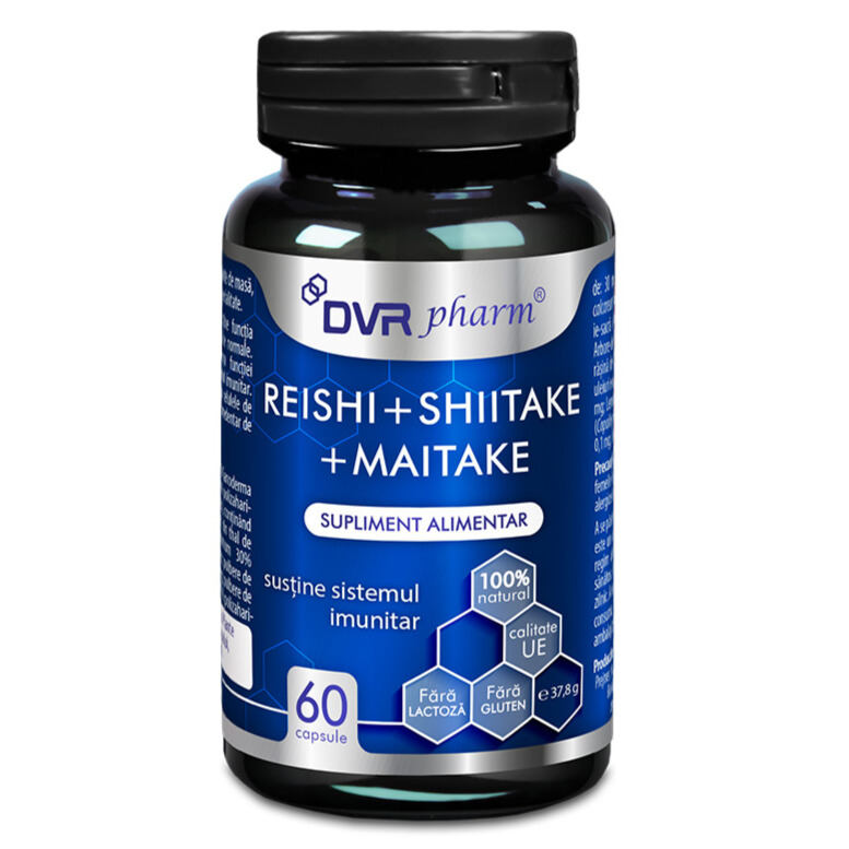 Reishi + Shiitake + Maitake, 60 capsule, Dvr Pharm