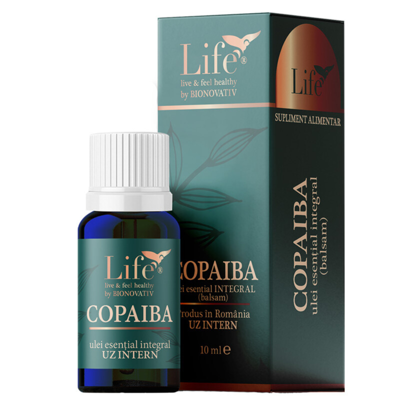 Ulei esential integral de Copaiba, 10 ml, Bionovativ