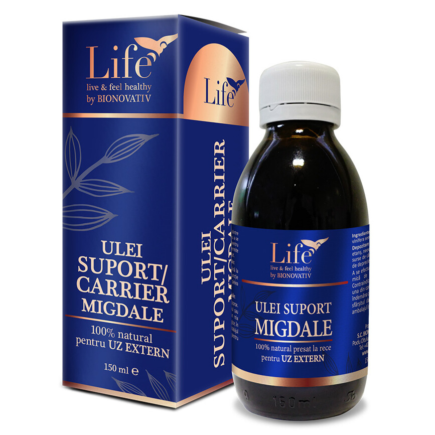 Ulei suport de Migdale, 150 ml, Bionovativ