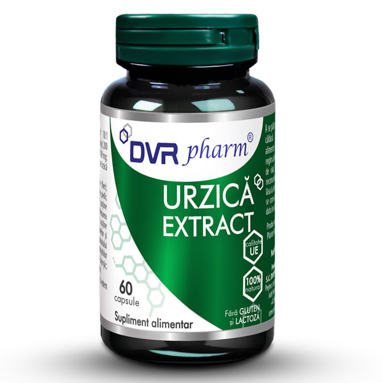 Urzica extract, 60 capsule, Dvr Pharm