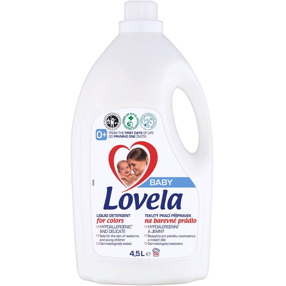 Detergent lichid pentru rufe colorate, 4500 ml, Lovela Baby