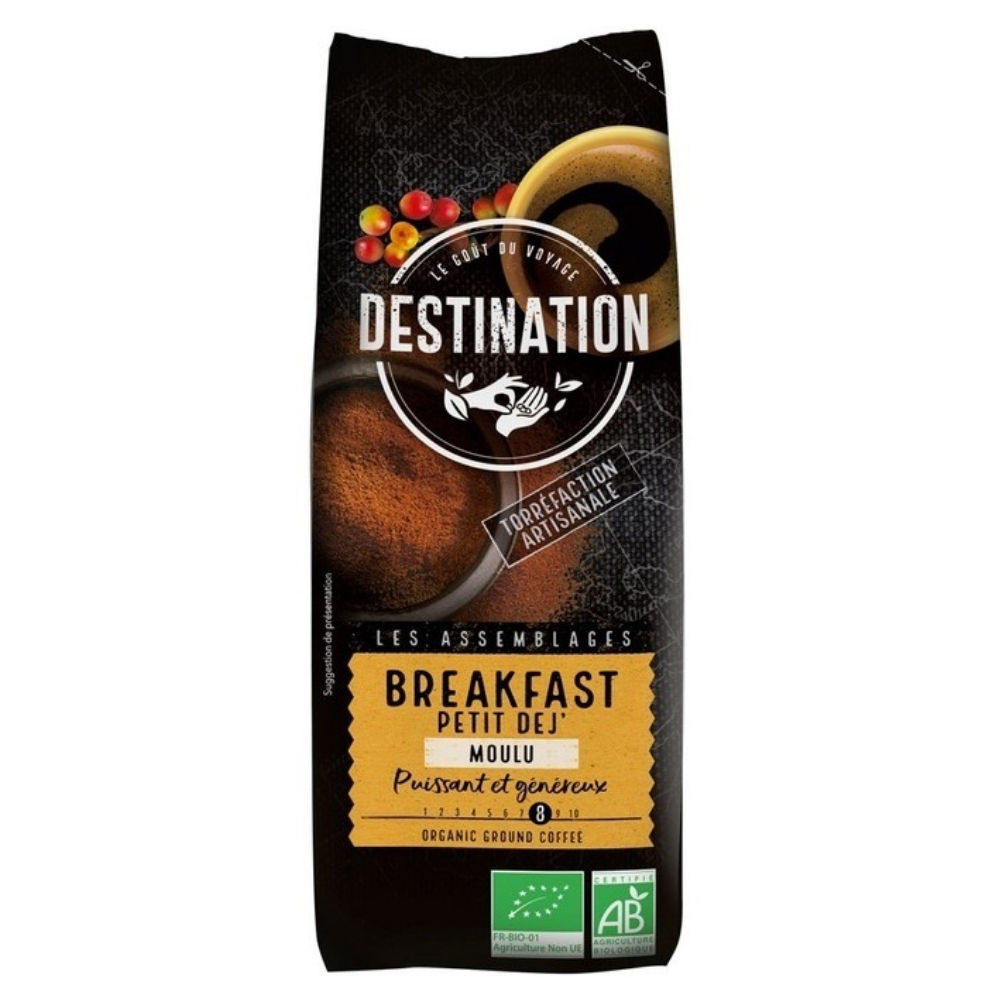 Cafea eco macinata Breakfast, 250 g, Destination
