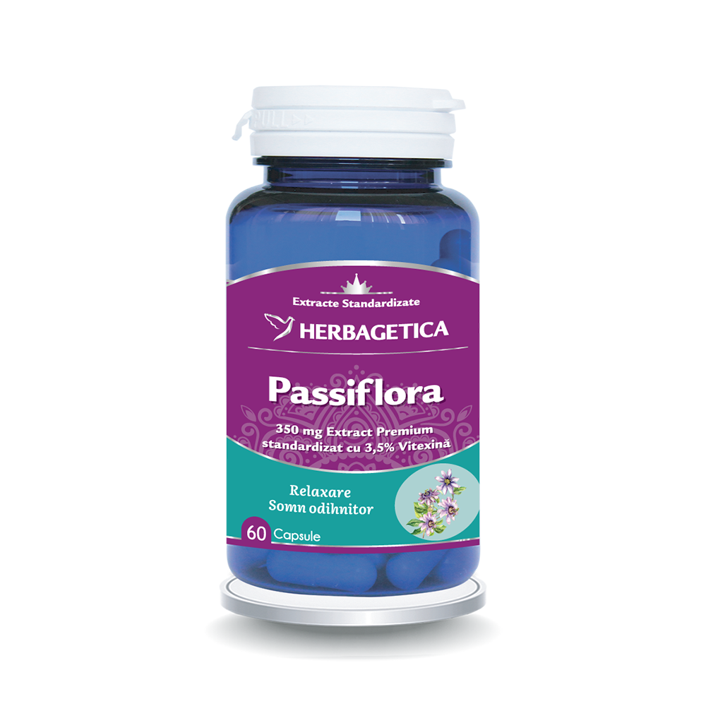 Passiflora, 60 capsule, Herbagetica
