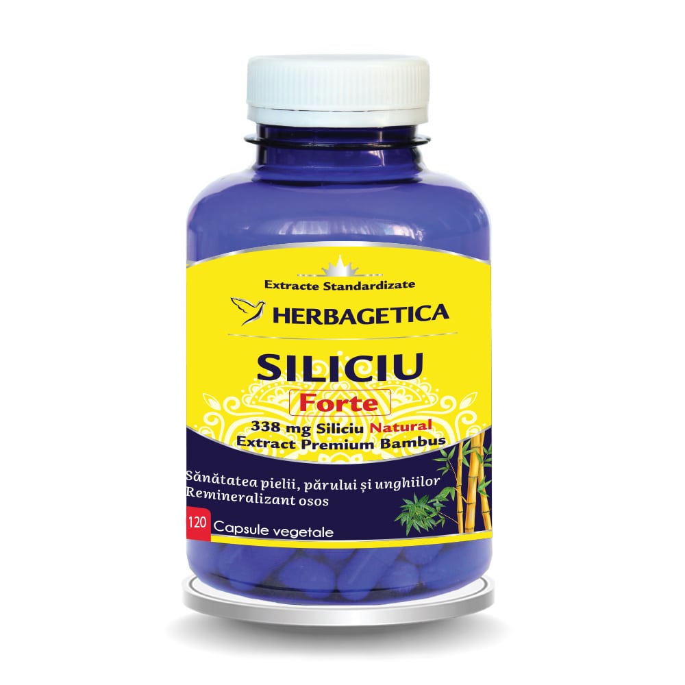 Siliciu Forte, 120 capsule, Herbagetica