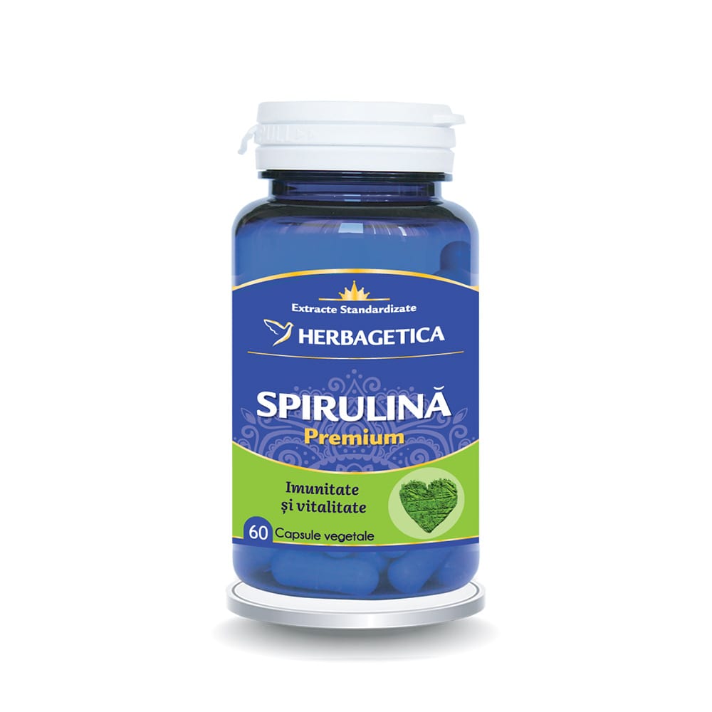Spirulina, 60 capsule, Herbagetica