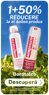 Borotalco 1+50% Reducere la al doilea Iunie