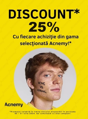 Acnemy 25% Reducere Iulie