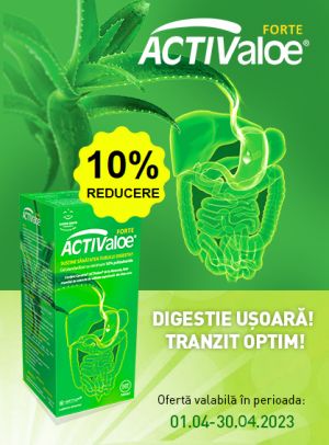 Activaloe 10% Reducere Aprilie