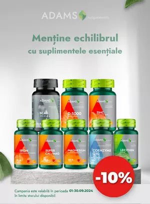 Adams 10% Reducere Septembrie