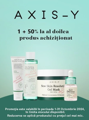 AXIS-Y 1+50% Reducere la al doilea Octombrie