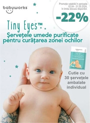 Baby Works 22% Reducere Aprilie-Mai