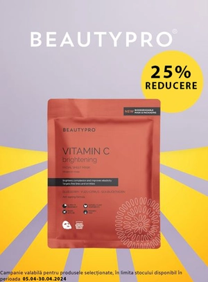Beautypro 25% Reducere Aprilie Exclusiv Online