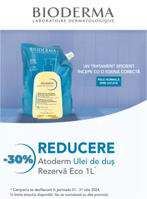 Bioderma Atoderm 30% Reducere Iulie 