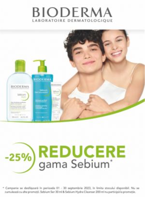 Bioderma Sebium 25% Reducere Septembrie 