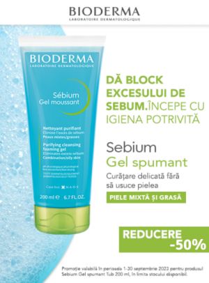 Bioderma Sebium 50% Reducere Septembrie 