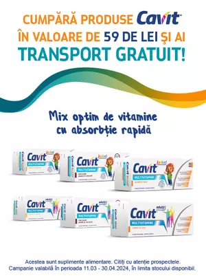 Biofarm Cavit Transport Gratuit Martie-Aprilie