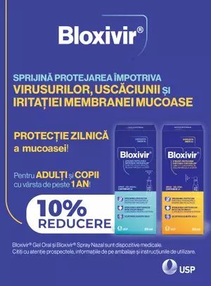 Bloxivir 10% Reducere Aprilie-Mai