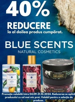 Blue Scents 1+40% Reducere la al doilea Septembrie-Octombrie