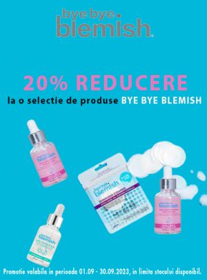 Bye Bye Blemish 20% Reducere Septembrie