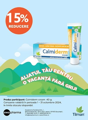 Calmiderm 15% Reducere Octombrie