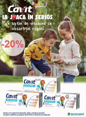 Cavit 20% Reducere Back To School 