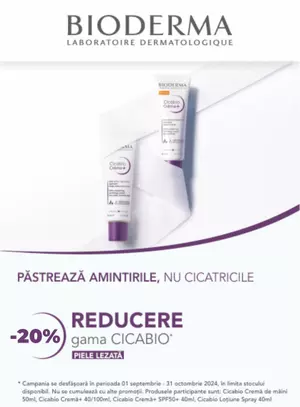 Cicabio 20% Reducere Septembrie - Octombrie 