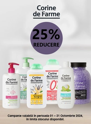 Corine De Farme 25% Reducere Octombrie