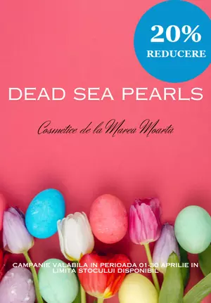 Dead Sea Pearls 20% Reducere Aprilie