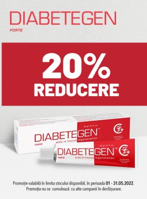 Diabetegen 20% Reducere Mai