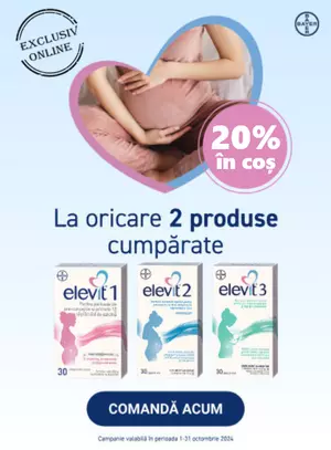 Elevit 20% Reducere Octombrie