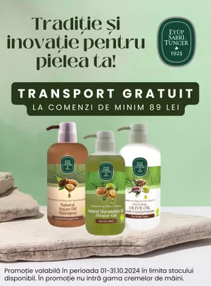 Eyup Transport Gratuit Octombrie