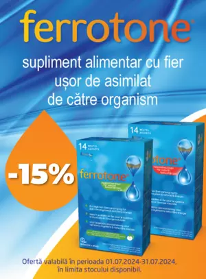Ferrotone 15% Reducere Iulie 