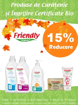 Friendly 15% Reducere Septembrie