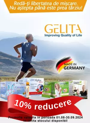 Gelita 10% Reducere August-Septembrie