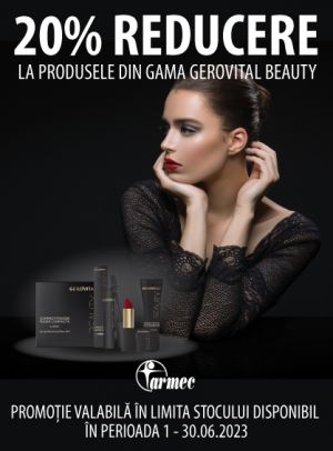 Gerovital Beauty 20% Reducere Iunie 