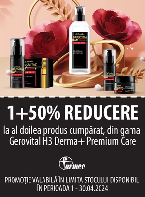 Gerovital H3Derma+ Premium Care Reducere Aprilie 