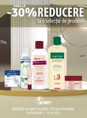 Gerovital pana la 30% Reducere Septembrie 