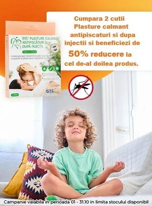 Gts Plasture antipiscaturi 1+50% Reducere la al doilea Octombrie