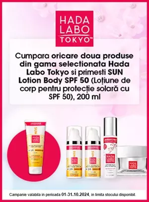 Hada Labo Produs Bonus Octombrie Exclusiv Online