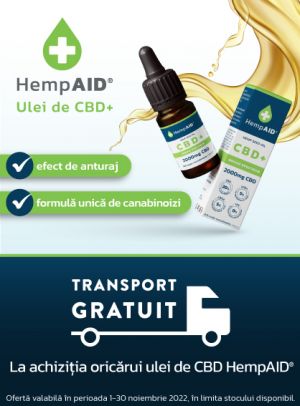 HempAid Transport Gratuit Noiembrie