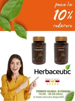 Herbaceutic 10% Reducere Septembrie - Exclusiv online!