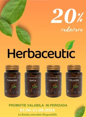 Herbaceutic 20% Reducere Iunie-August