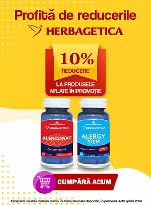 Herbagetica 10% Reducere Aprilie