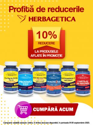 Herbagetica 10% Reducere Septembrie